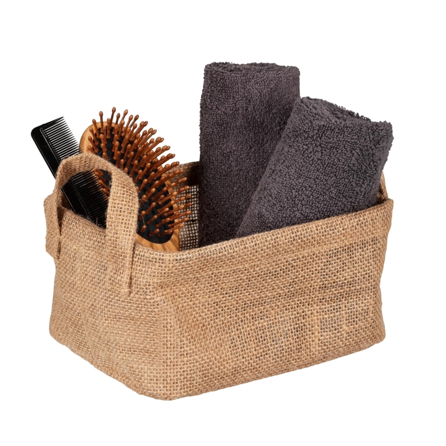 WENKO 64470100 - Καλάθι JUNA 20x15 cm καφέ