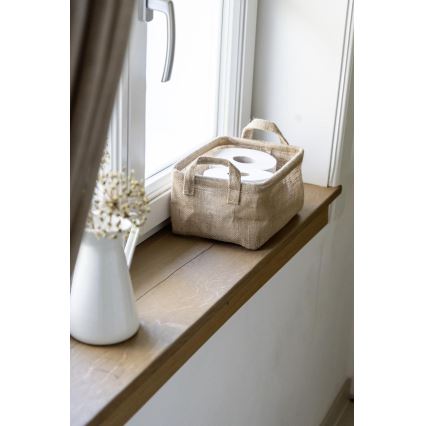 WENKO 64470100 - Καλάθι JUNA 20x15 cm καφέ