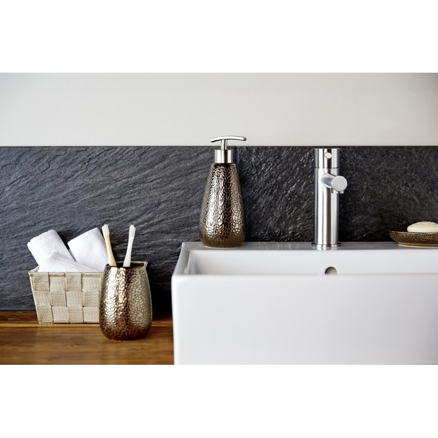 WENKO 69109800 - Σετ μπάνιου MARRAKESH 12,5x41 cm καφέ