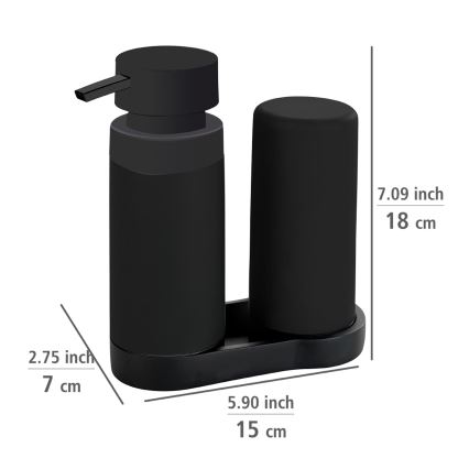 WENKO 69753800 - Οργανωτής EASY SQUEEZ-E 15x18 εκ. μαύρο