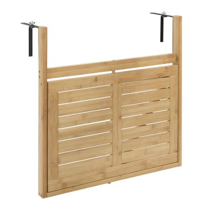 WENKO 69806800 - Τραπέζι WAIKIKI 64 x 65 εκ. λευκό/καφέ