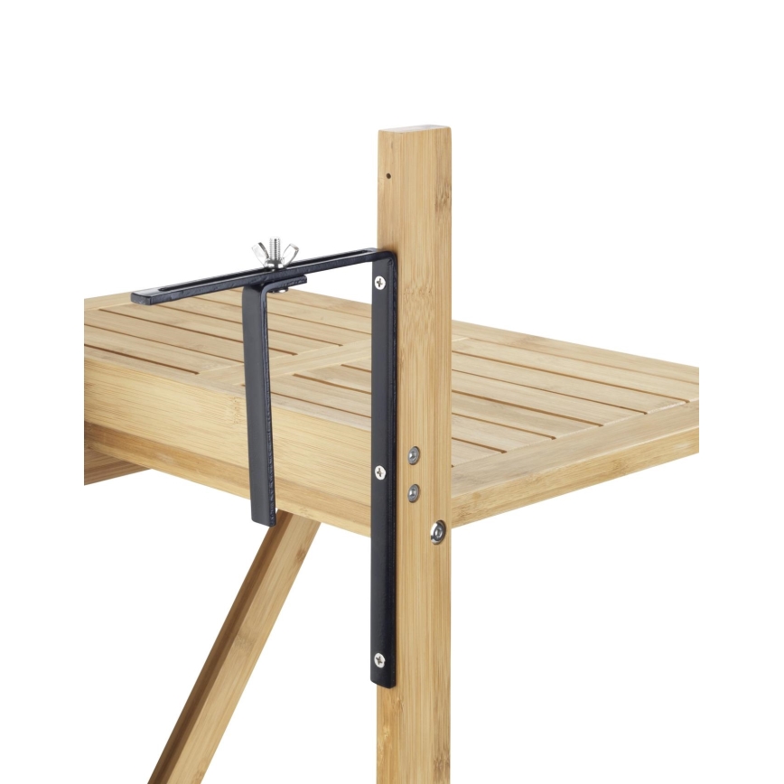 WENKO 69806800 - Τραπέζι WAIKIKI 64 x 65 εκ. λευκό/καφέ