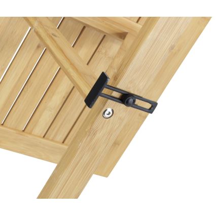 WENKO 69806800 - Τραπέζι WAIKIKI 64 x 65 εκ. λευκό/καφέ