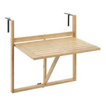 WENKO 69806800 - Τραπέζι WAIKIKI 64x65 cm λευκό/καφέ