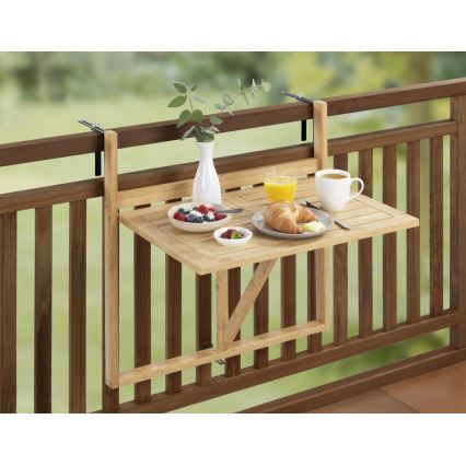 WENKO 69806800 - Τραπέζι WAIKIKI 64x65 cm λευκό/καφέ
