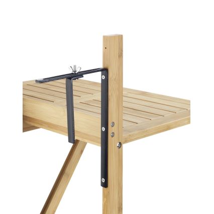 WENKO 69806800 - Τραπέζι WAIKIKI 64x65 cm λευκό/καφέ