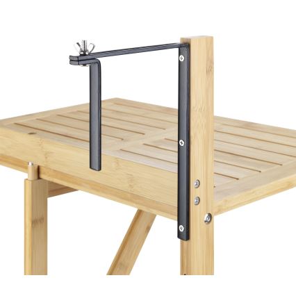WENKO 69806800 - Τραπέζι WAIKIKI 64x65 cm λευκό/καφέ