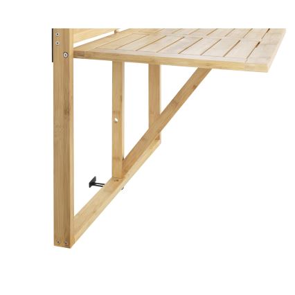 WENKO 69806800 - Τραπέζι WAIKIKI 64x65 cm λευκό/καφέ