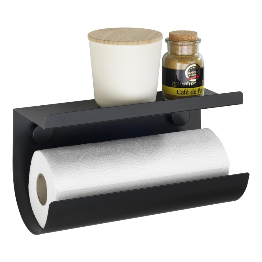 WENKO 71144800 - Βάση για ρολό JET 30x15 cm μαύρη