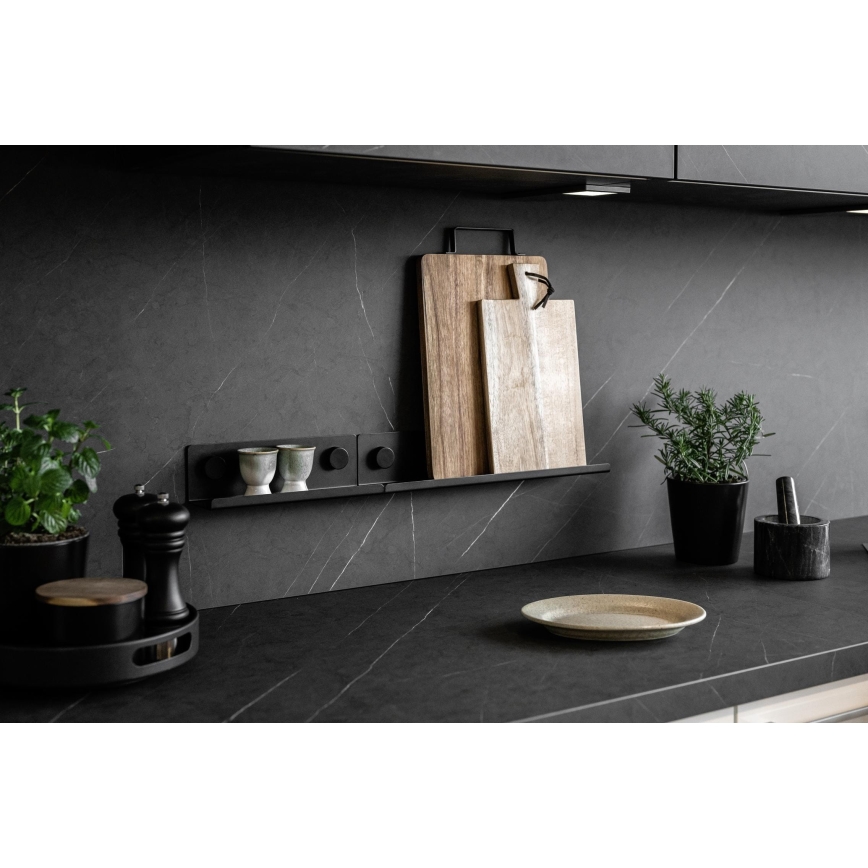 WENKO 71145800 - Βάση JET 25x7,5 cm μαύρη