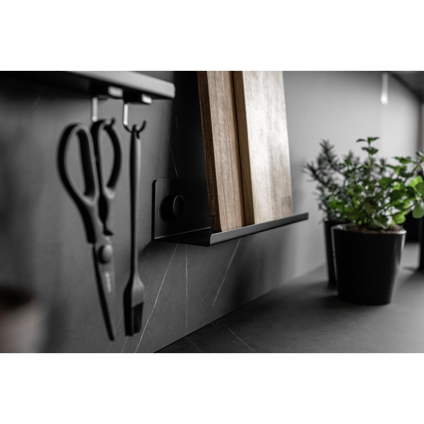 WENKO 71146800 - Δοχεία μπαχαρικών JET 40x7,5 cm μαύρα