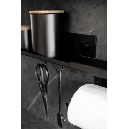 WENKO 71147800 - Ράφι JET 25x7,5 εκ. μαύρο