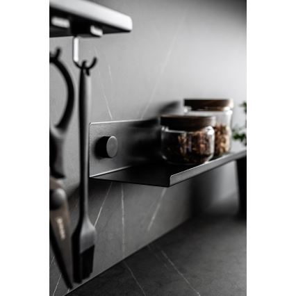 WENKO 71147800 - Ράφι JET 25x7,5 cm μαύρο