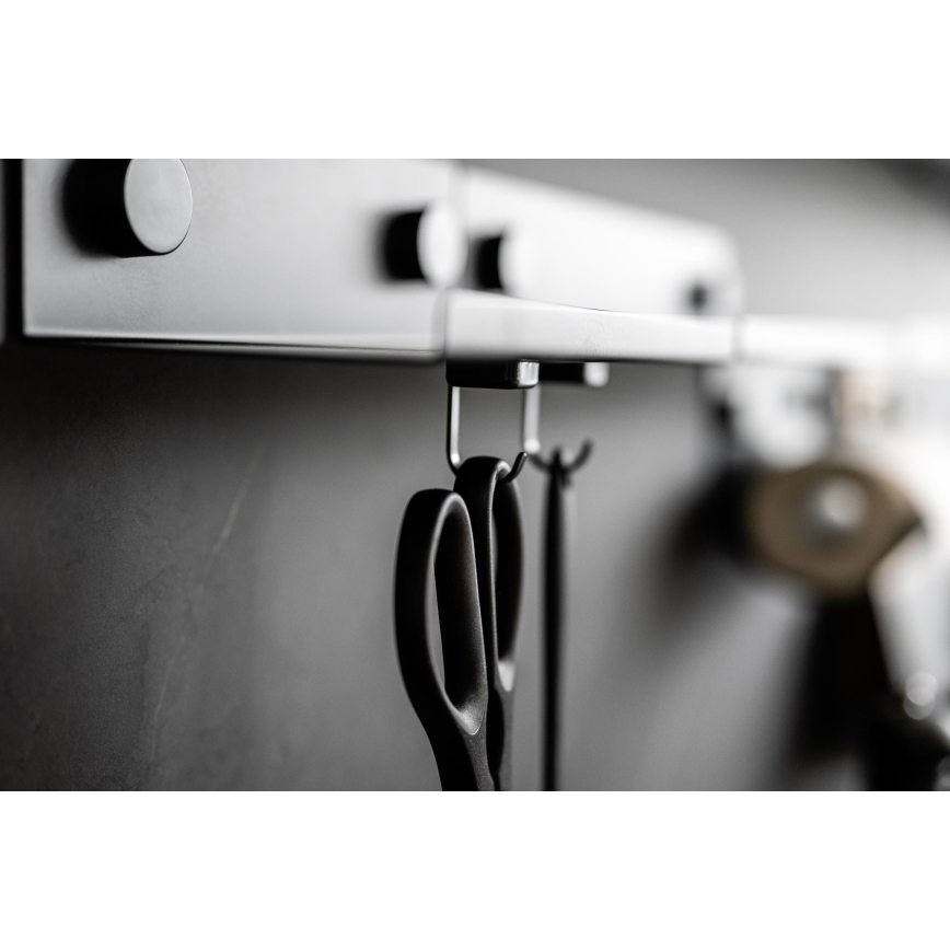 WENKO 71149800 - Άγκιστρα JET 2,2x3,9 cm μαύρο/ασημί