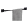 WENKO 71445800 - Μπάρα πετσετών VACUUM-LOC QUADRO ED 60,5x6 cm μαύρη