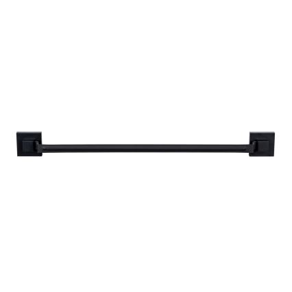 WENKO 71445800 - Μπάρα πετσετών VACUUM-LOC QUADRO ED 60,5x6 cm μαύρη