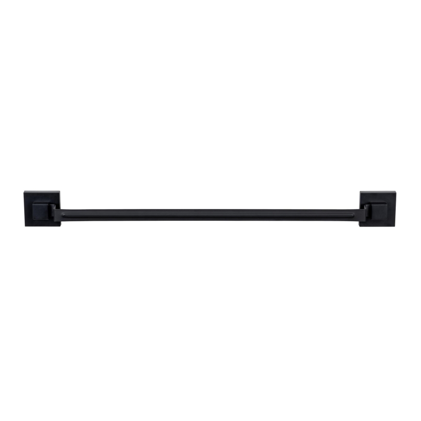 WENKO 71445800 - Μπάρα πετσετών VACUUM-LOC QUADRO ED 60,5x6 cm μαύρη