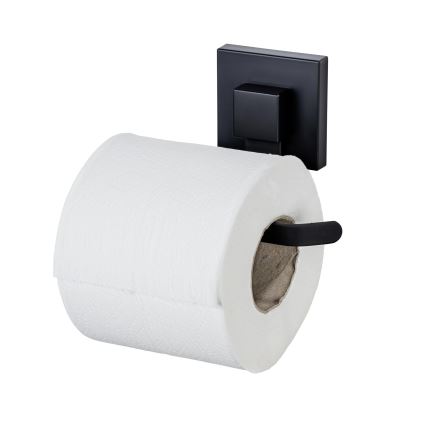 WENKO 71447800 - Βάση ρολού χαρτιού υγείας VACUUM-LOC QUADRO ED 14x11 cm μαύρη