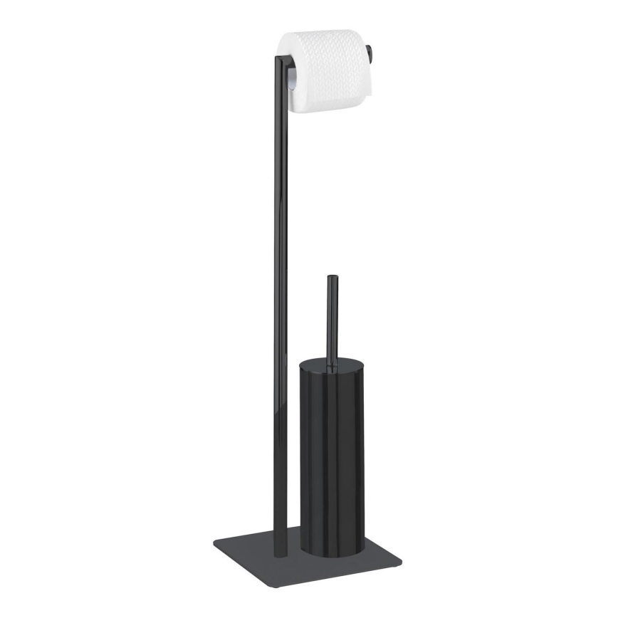 WENKO 71556800 - Σετ WC RECCO 20x71,5 cm μαύρο
