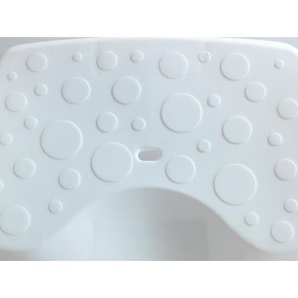 WENKO 73361100-Σκαμπό για μπανιέρα SECURA 40x31 cm λευκό/διάφανο