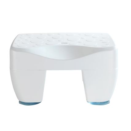 WENKO 73361100-Σκαμπό για μπανιέρα SECURA 40x31 cm λευκό/διάφανο