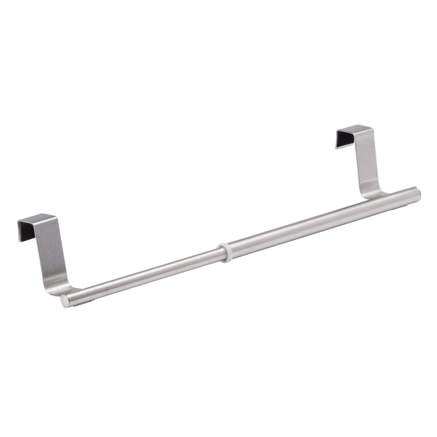 WENKO 79173100 - Κρεμάστρα πετσετών TELESCOPE 7x6 cm ανοξείδωτο/ασημί/μαύρο