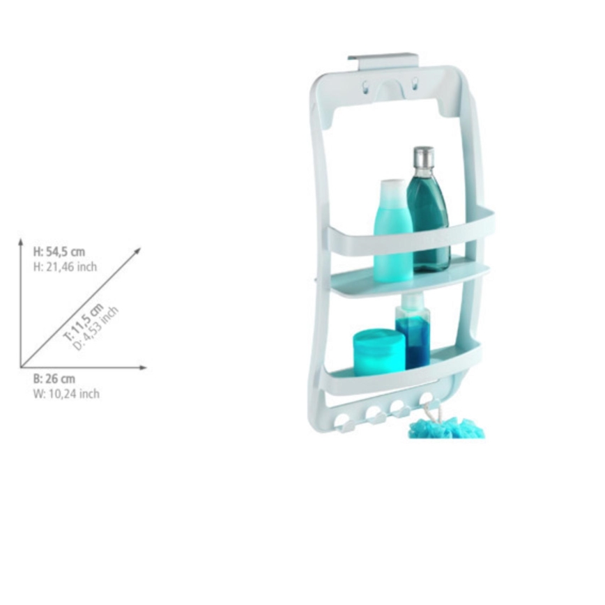 WENKO 8409100 - Ράφι UNIVERSAL 26x54,5 cm λευκό