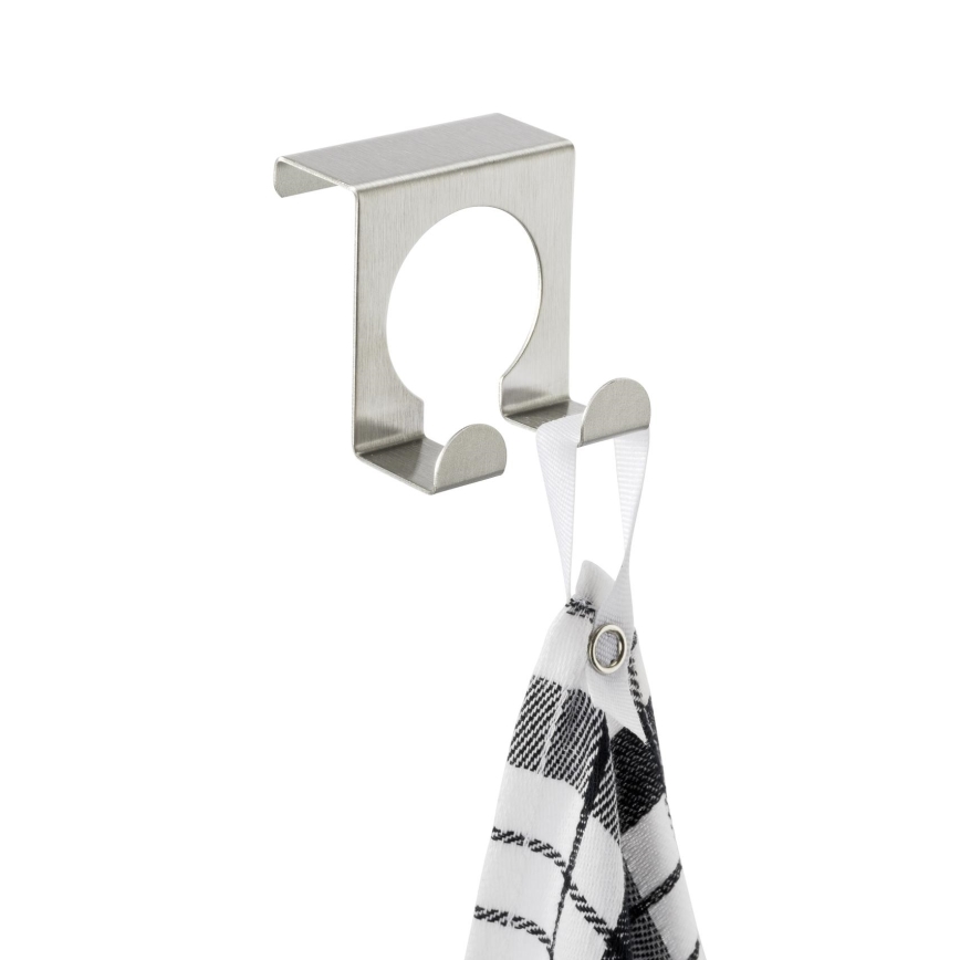 WENKO 8411100 - Άγκιστρο 5x5 εκ. ανοξείδωτο/ασημί