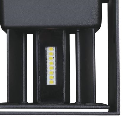 Westinghouse 61149 - Επιτοίχιο φωτιστικό εξωτερικού χώρου LED FREYA 2xLED/4,5W/230V IP44 μαύρο