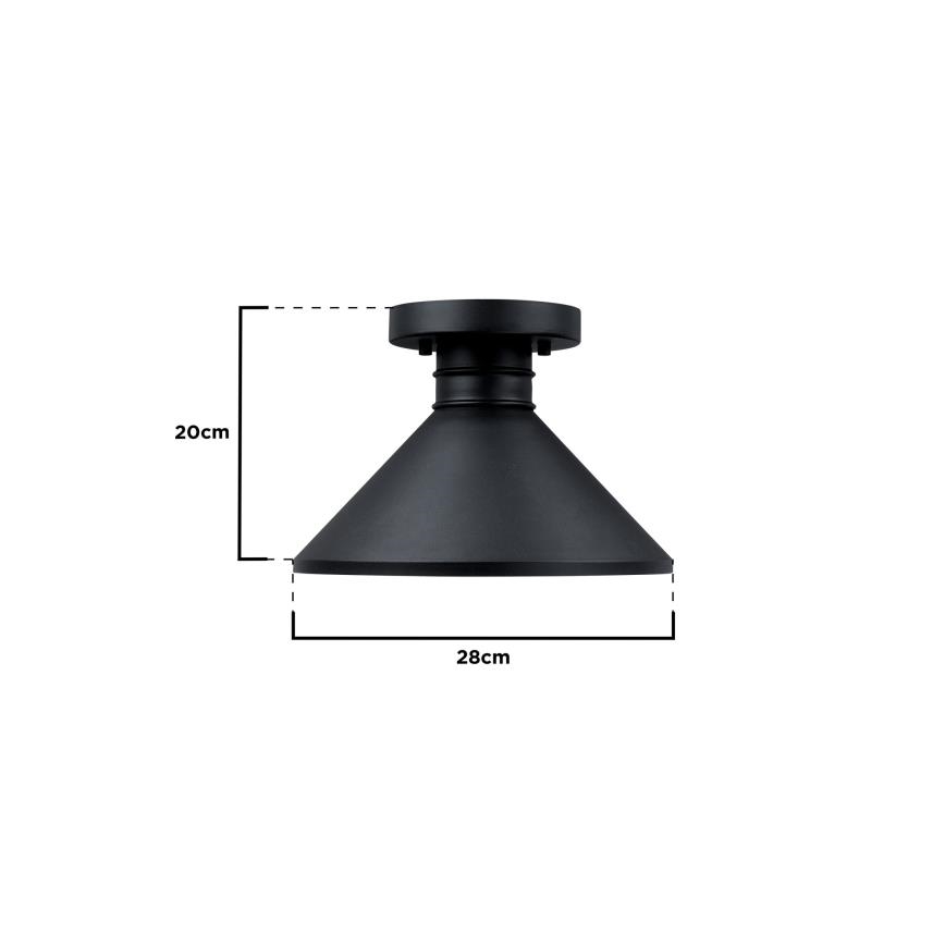 Westinghouse 61238 - Φωτιστικό οροφής εξωτερικού χώρου WALTER 1xE27/60W/230V IP44