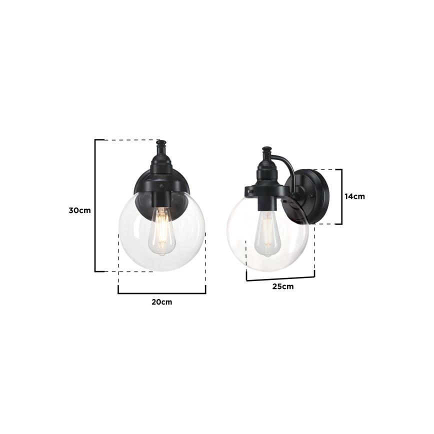 Westinghouse 61239 - Φωτιστικό τοίχου εξωτερικού χώρου EDDYSTONE 1xE27/60W/230V IP44