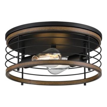 Westinghouse 61250 - Φωτιστικό οροφής ACKTON 2xE27/60W/230V barnwood