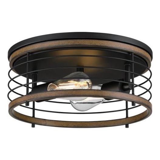 Westinghouse 61250 - Φωτιστικό οροφής ACKTON 2xE27/60W/230V barnwood