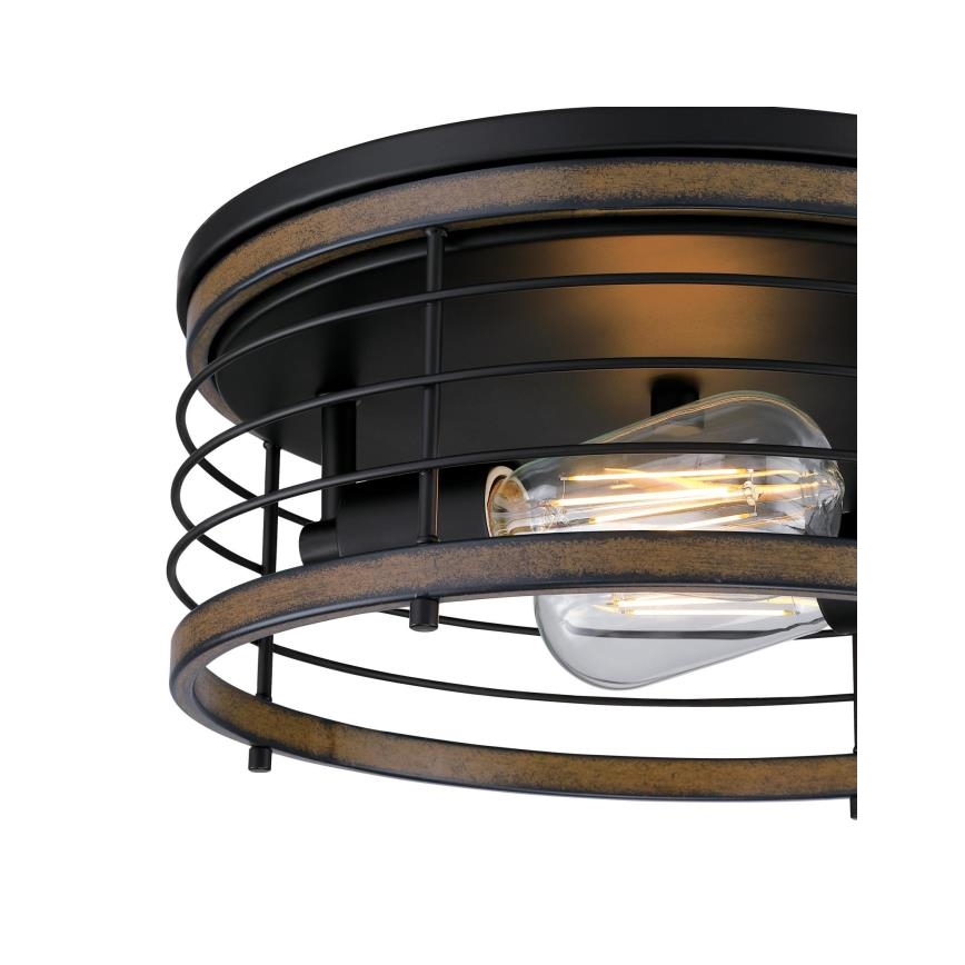 Westinghouse 61250 - Φωτιστικό οροφής ACKTON 2xE27/60W/230V barnwood