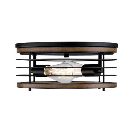 Westinghouse 61250 - Φωτιστικό οροφής ACKTON 2xE27/60W/230V barnwood