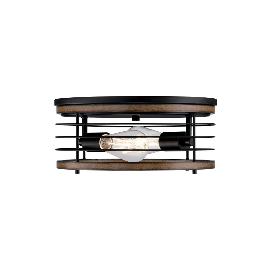 Westinghouse 61250 - Φωτιστικό οροφής ACKTON 2xE27/60W/230V barnwood