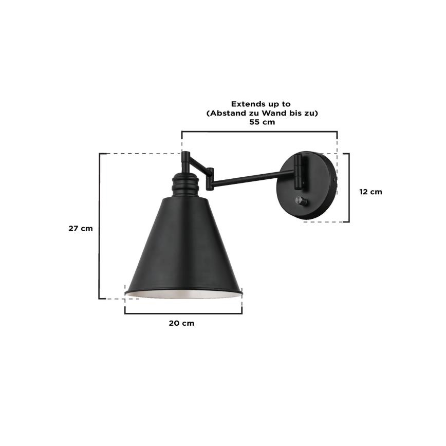 Westinghouse 61254 - Λάμπα τοίχου TROCADERO 1xE27/60W/230V