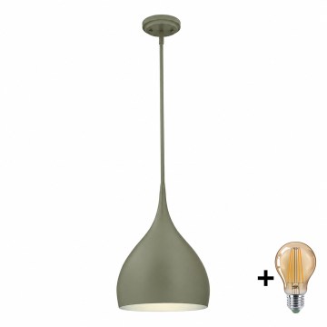 Westinghouse 6329340 - LED μονόφωτο κρεμαστό φωτιστικό με καλώδιο URBAN 1xE27/60W/230V, διάμ. 28 εκ.