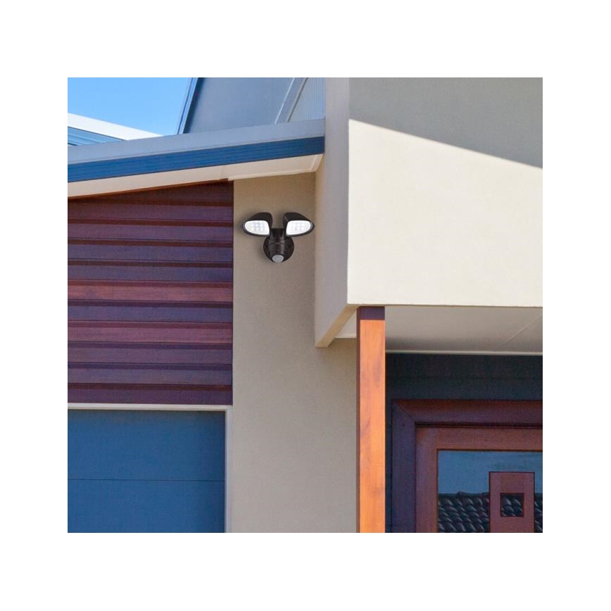 Westinghouse 63643 - Εξωτερικός προβολέας LED με αισθητήρα LED/17,5W/230V IP44