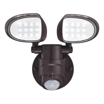 Westinghouse 63643 - Εξωτερικός προβολέας LED με αισθητήρα 2xLED/8,75W/230V IP44