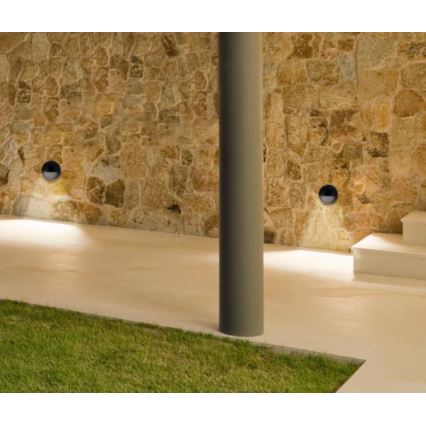 Westinghouse 65790 - LED ρυθμιζόμενο εξωτερικό επιτοίχιο φωτιστικό WINSLETT LED/10W/230V IP44 μαύρο