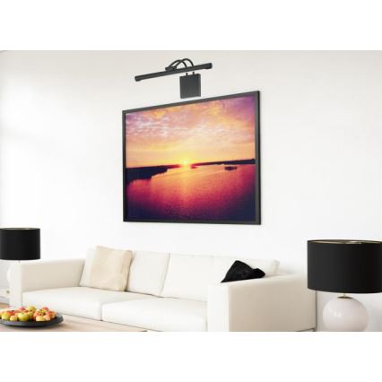 Westinghouse 7501640 - Ρυθμιζόμενο LED φωτιστικό για πίνακες LED/15W/230V μαύρο