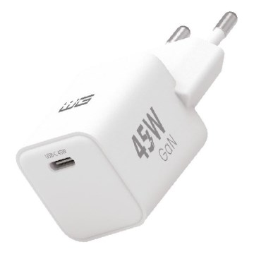 Winner Group - Αντάπτορας ταχείας φόρτισης 1xUSB-C Power Delivery 45W λευκό