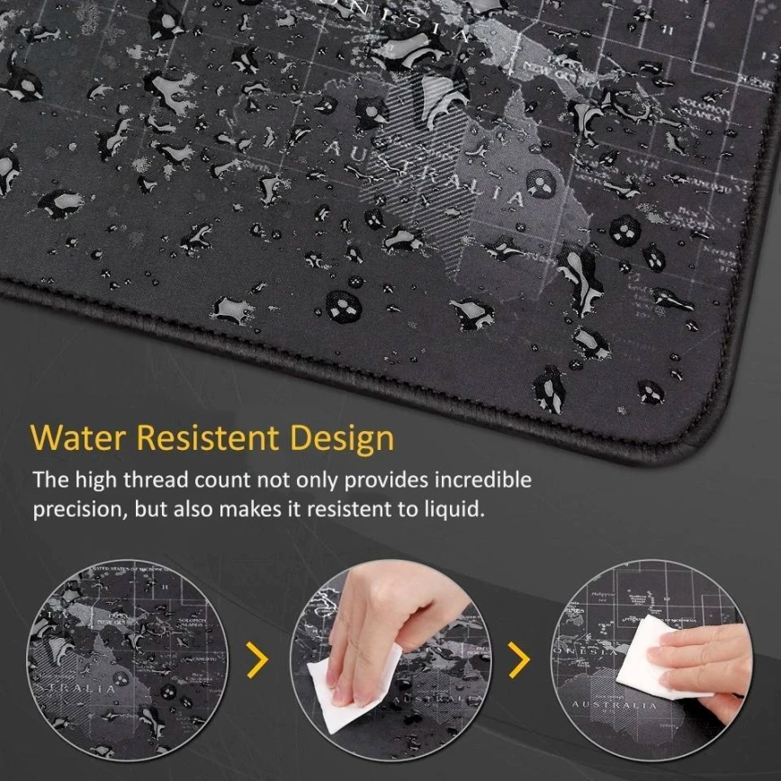 Winner Group - Αντιολισθητική βάση για πληκτρολόγιο και ποντίκι 30x75 cm world