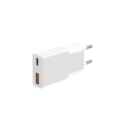 Winner Group - Φορτιστής GaN 1xUSB-A + 1xUSB-C 30W λευκός