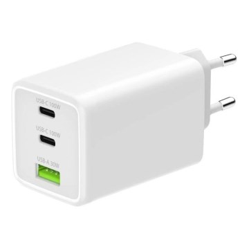 Winner Group - Φορτιστής GaN 1xUSB-A + 2xUSB-C 100W λευκό