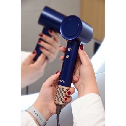 Winner Group - Πιστολάκι μαλλιών με ιονιστή Elegance Air 1600W/230V μπλε SCHUKO