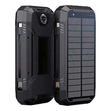 Winner Group - Power Bank με ασύρματη φόρτιση και ηλιακό πάνελ 20000 mAh 20W PD