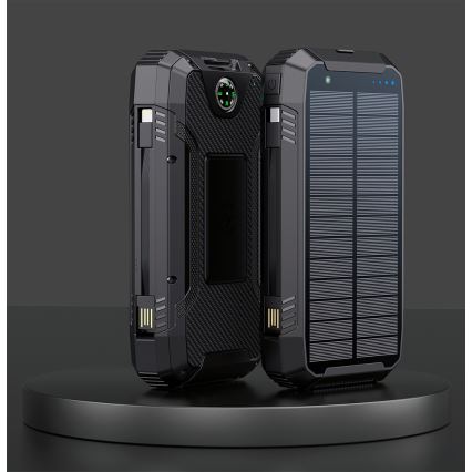Winner Group - Power Bank με ασύρματη φόρτιση και ηλιακό πάνελ 20000 mAh 20W PD