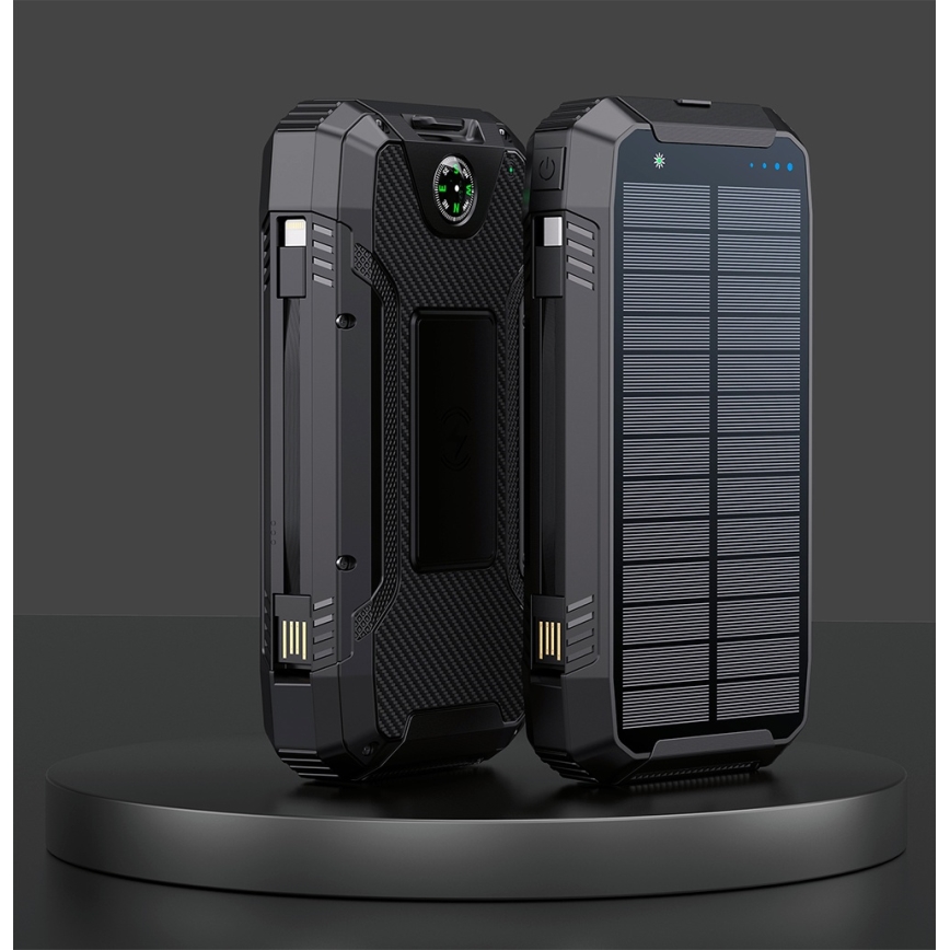 Winner Group - Power Bank με ασύρματη φόρτιση και ηλιακό πάνελ 20000 mAh 20W PD